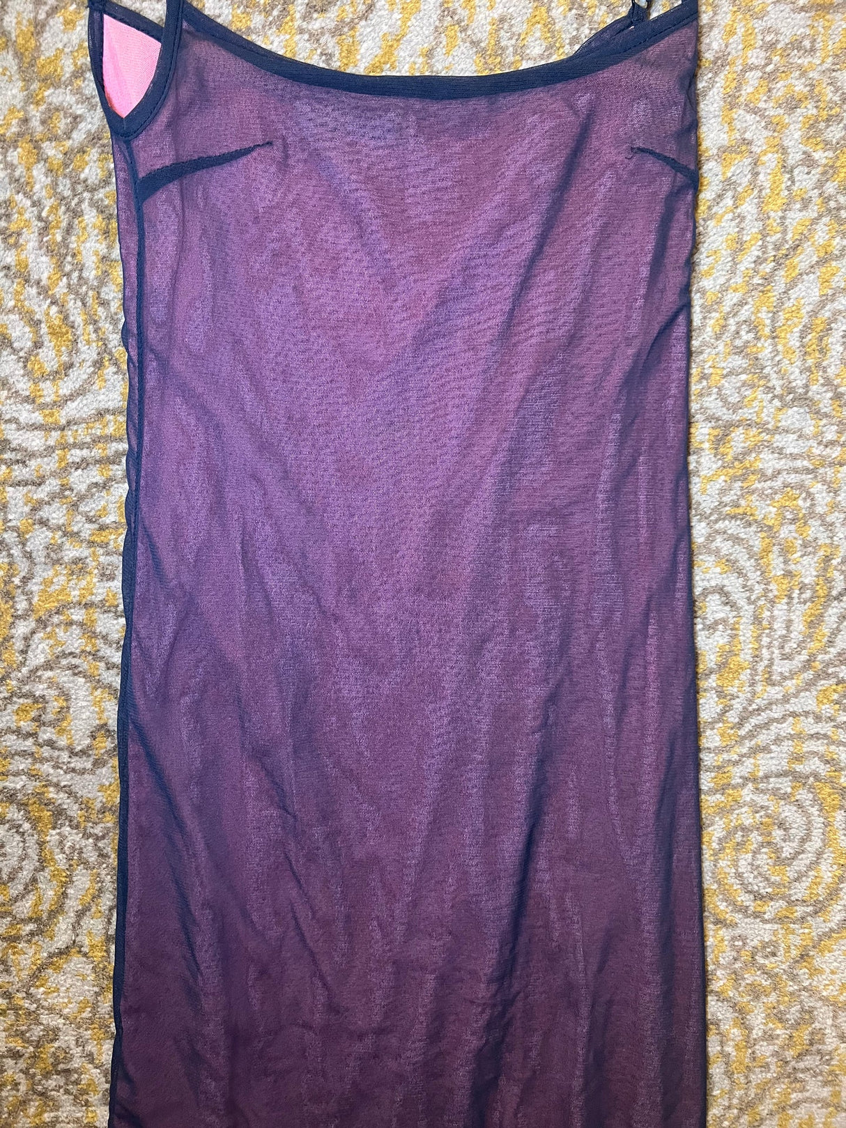 Cop. Copine Paris Vintage Purple Maxi Hoop Dress