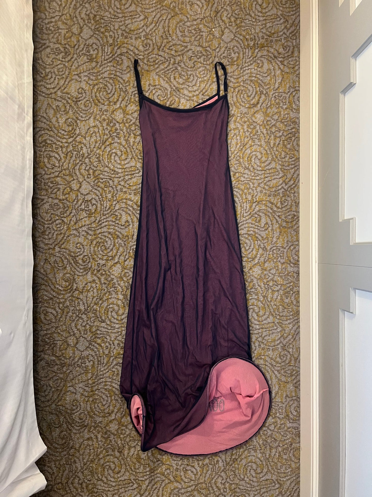 Cop. Copine Paris Vintage Purple Maxi Hoop Dress