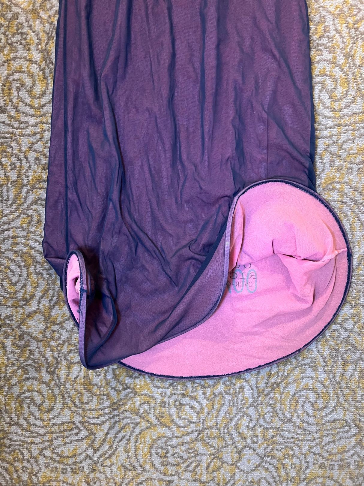 Cop. Copine Paris Vintage Purple Maxi Hoop Dress