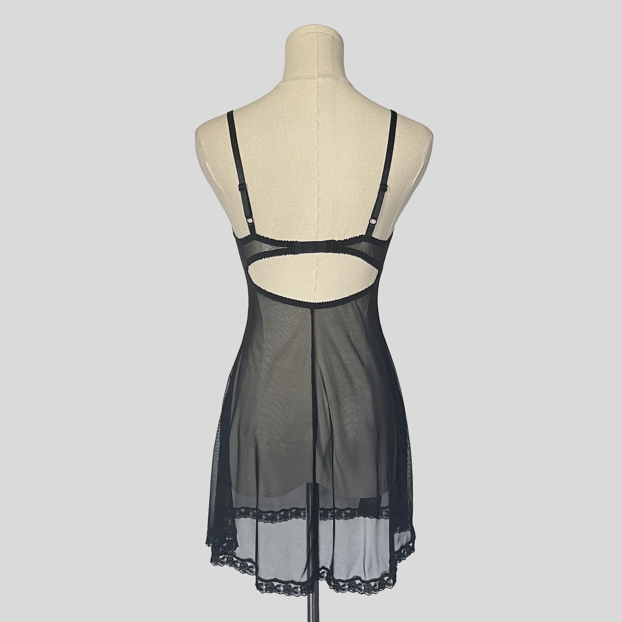 Embroidered bust chemise