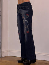 Roberto Cavalli Patchwork Denim