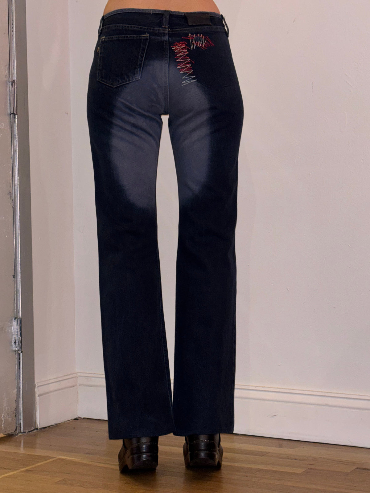 Roberto Cavalli Patchwork Denim