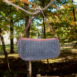 Celine Suede Black Shoulder Bag