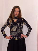 Vivienne Tam Mesh Long sleeve top