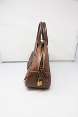Dior Double Saddle Bowler Brown Leather Bag