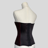 Ornate lace up front corset