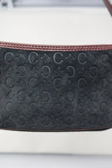 Celine Suede Black Shoulder Bag