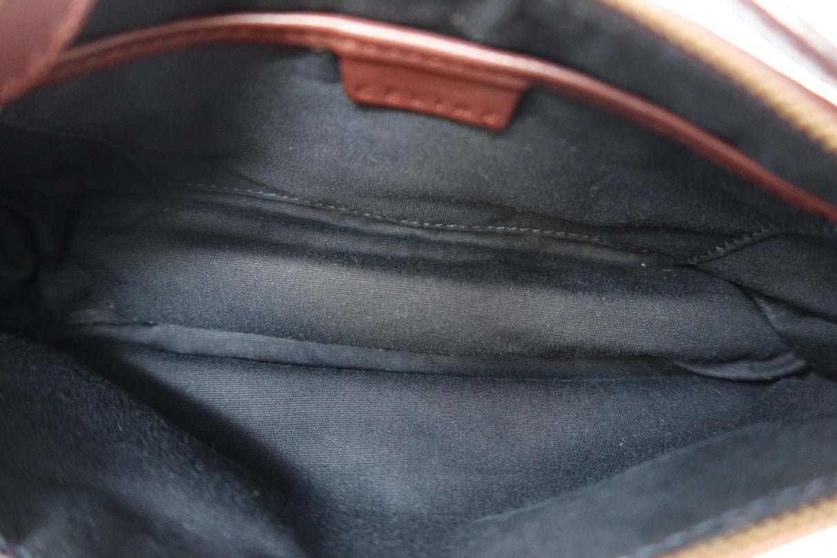 Celine Suede Black Shoulder Bag