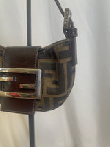 Fendi Zucca Print Mini Croissant