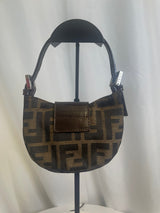 Fendi Zucca Print Mini Croissant