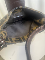 Fendi Zucca Print Mini Croissant