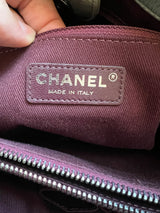 Chanel Grey Quilted Tote