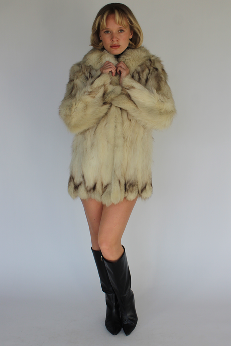 Fox fur coat