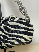 Bottega Veneta Zebra Print Chain Pouch