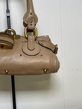 Chloé Mini Paddington Tan Leather Satchel Bag