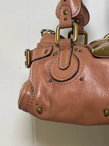 Mini Chloé Paddington Leather Satchel Bag Handbag Warm Caramel