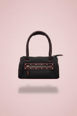 #34 Loewe Anagram Leather Mini Hand Bag Black