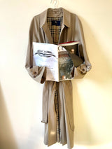 Vintage Burberry full length trench coat