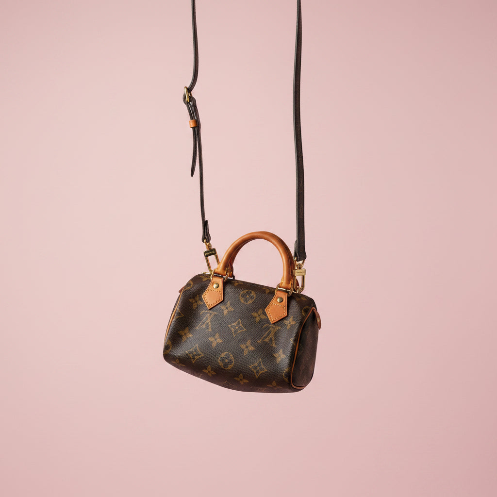 13 Louis Vuitton Monogram Mini Speedy/ Strap