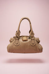#30 Chloe Beige Leather Paddington