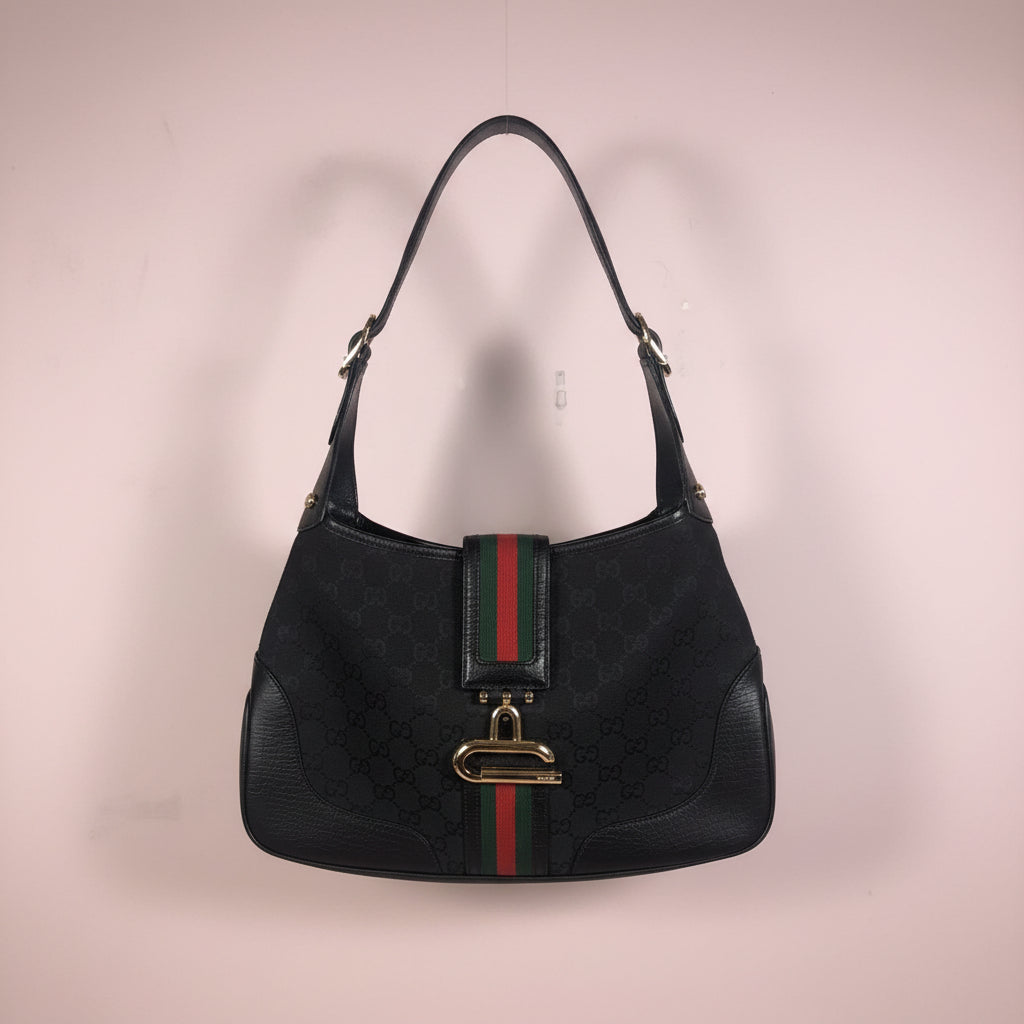 #29 Gucci Sherry Stripe Shoulder Bag