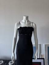 RAMPAGE Black Ruched Mini Dress
