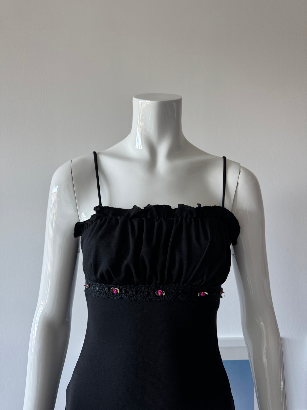 RAMPAGE Black Ruched Mini Dress