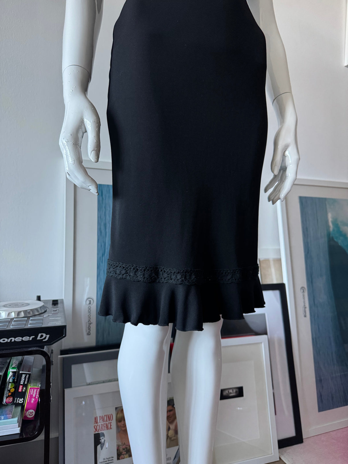 RAMPAGE Black Ruched Mini Dress
