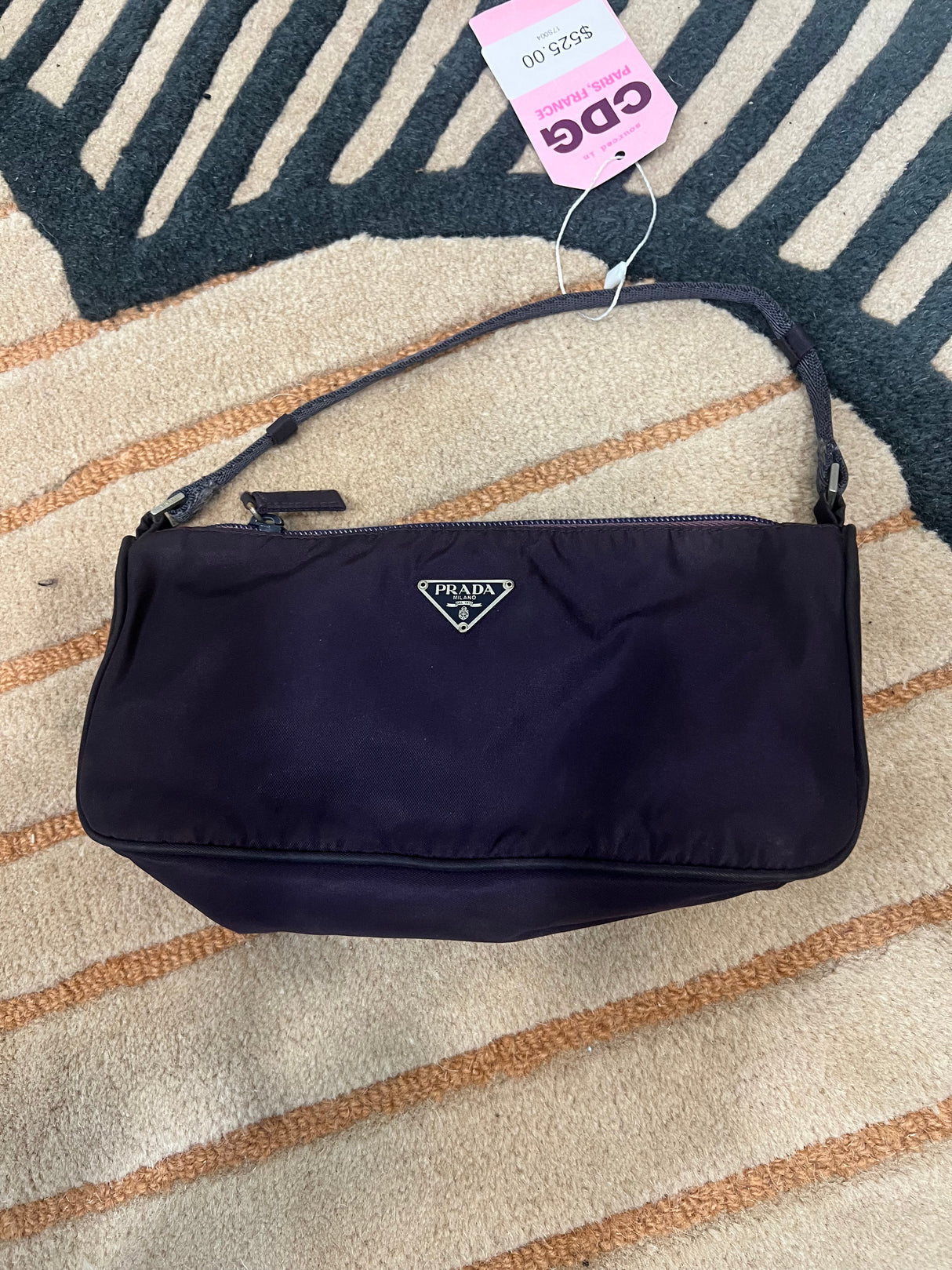 #39 Prada Nylon Pochette Purple