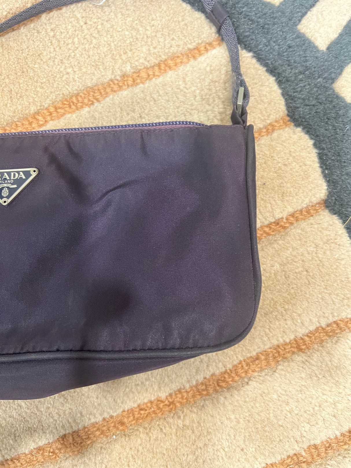 #39 Prada Nylon Pochette Purple