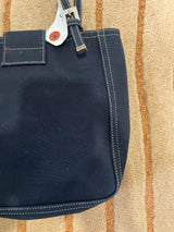 #14 Fendi Zucca Canvas Mamma Mini Handbag Navy