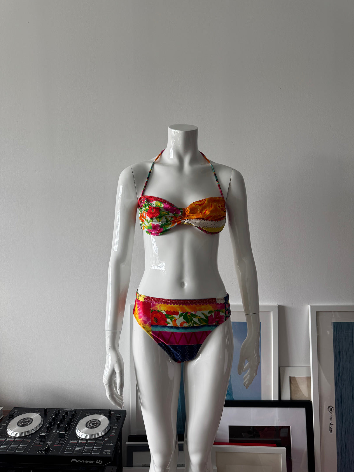 GOTTEX Multicolor Printed Bikini Top and Bottoms