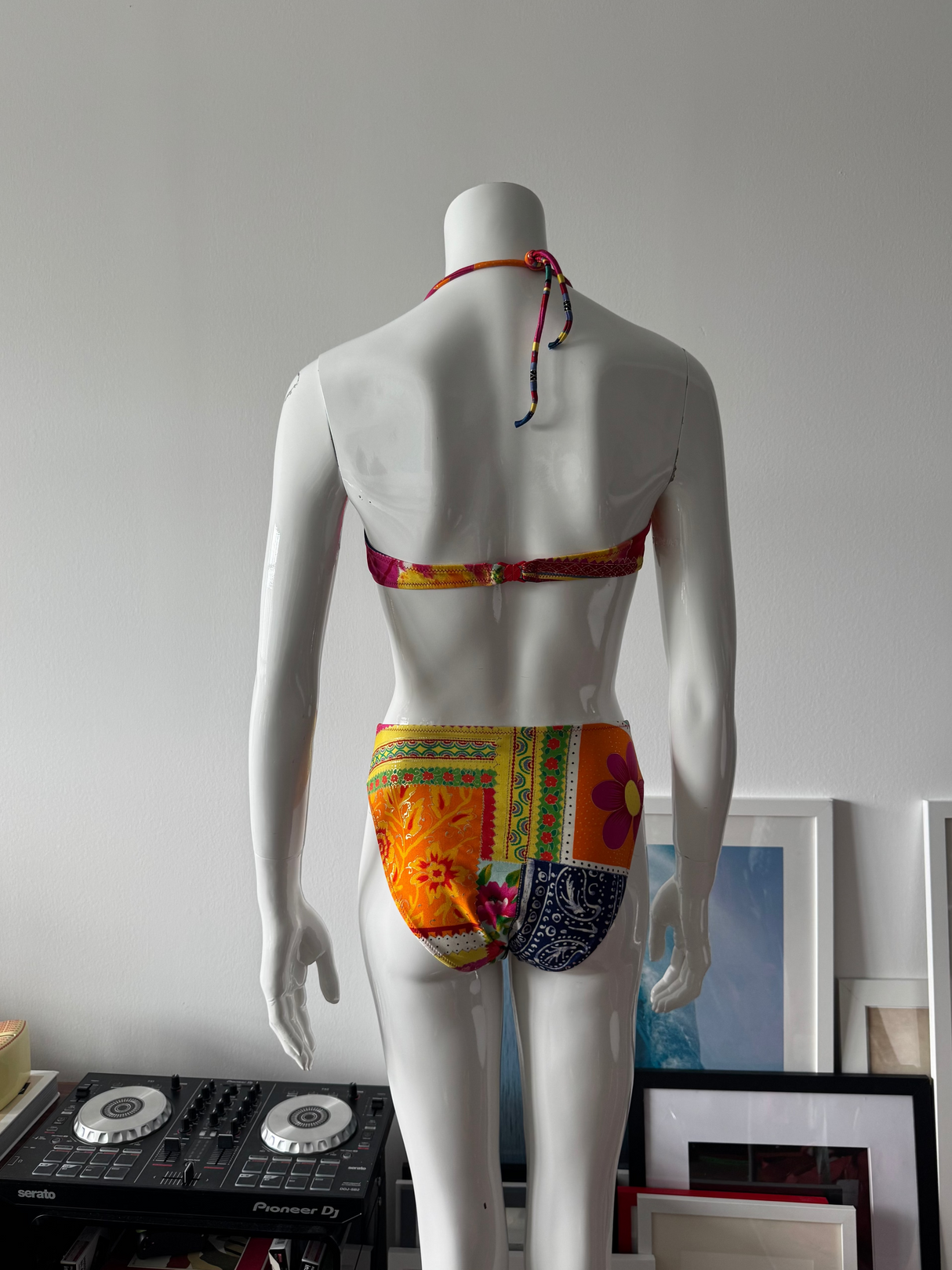 GOTTEX Multicolor Printed Bikini Top and Bottoms