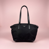 #25 Prada tessutto top handle mini tote