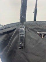 #25 Prada tessutto top handle mini tote
