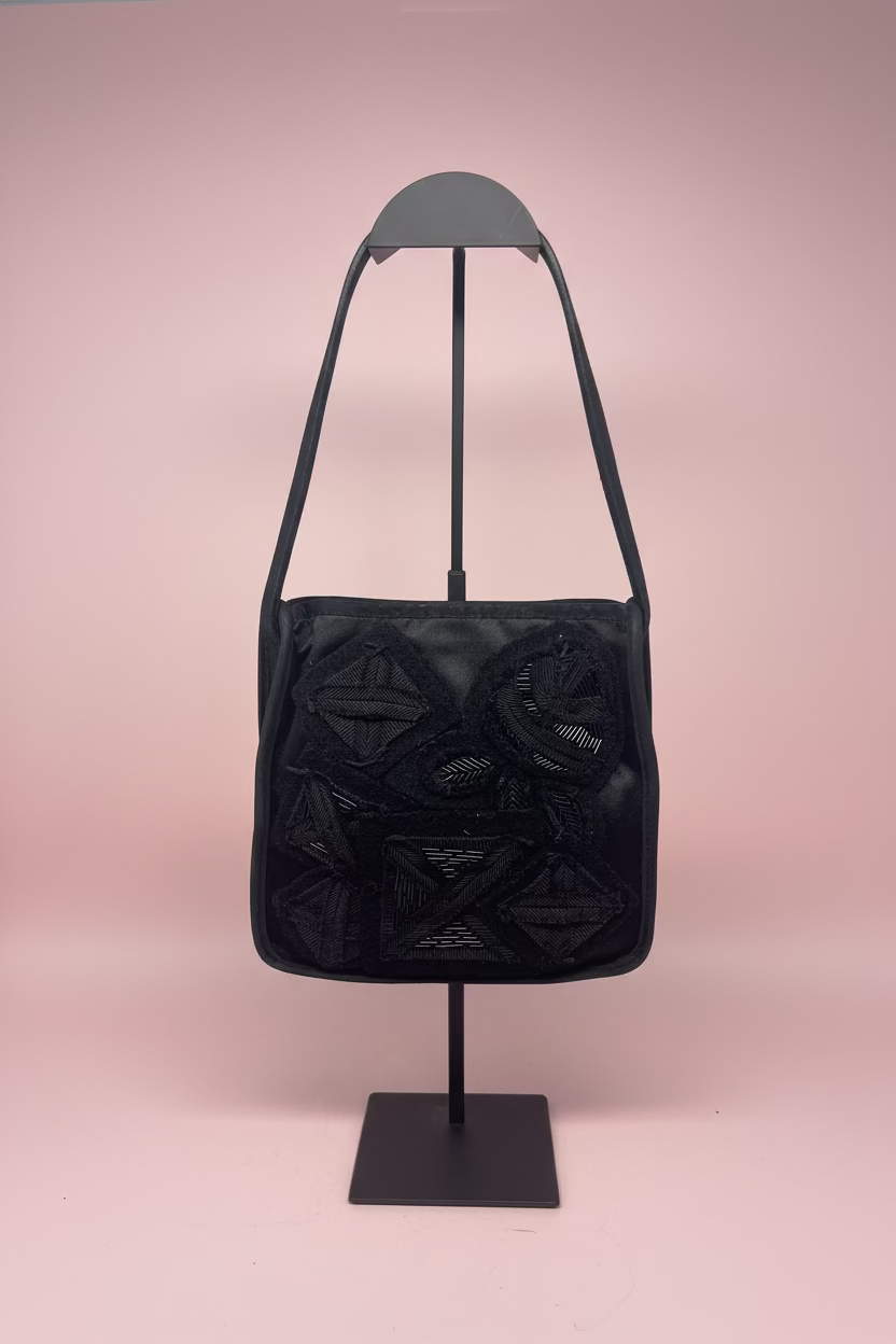 #28 Prada Beaded Applique Small Tote