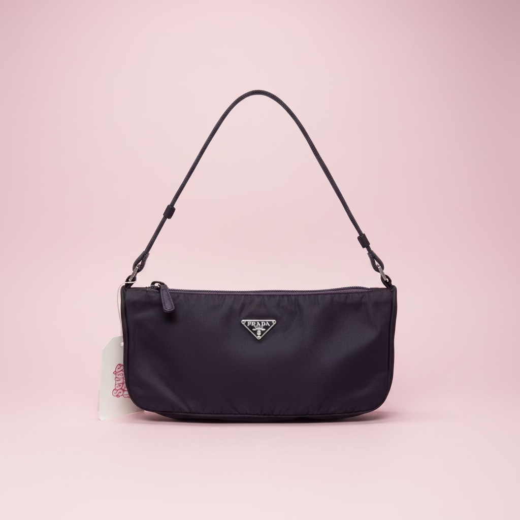 #39 Prada Nylon Pochette Purple