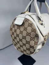 #19 gucci monogram barrel bag