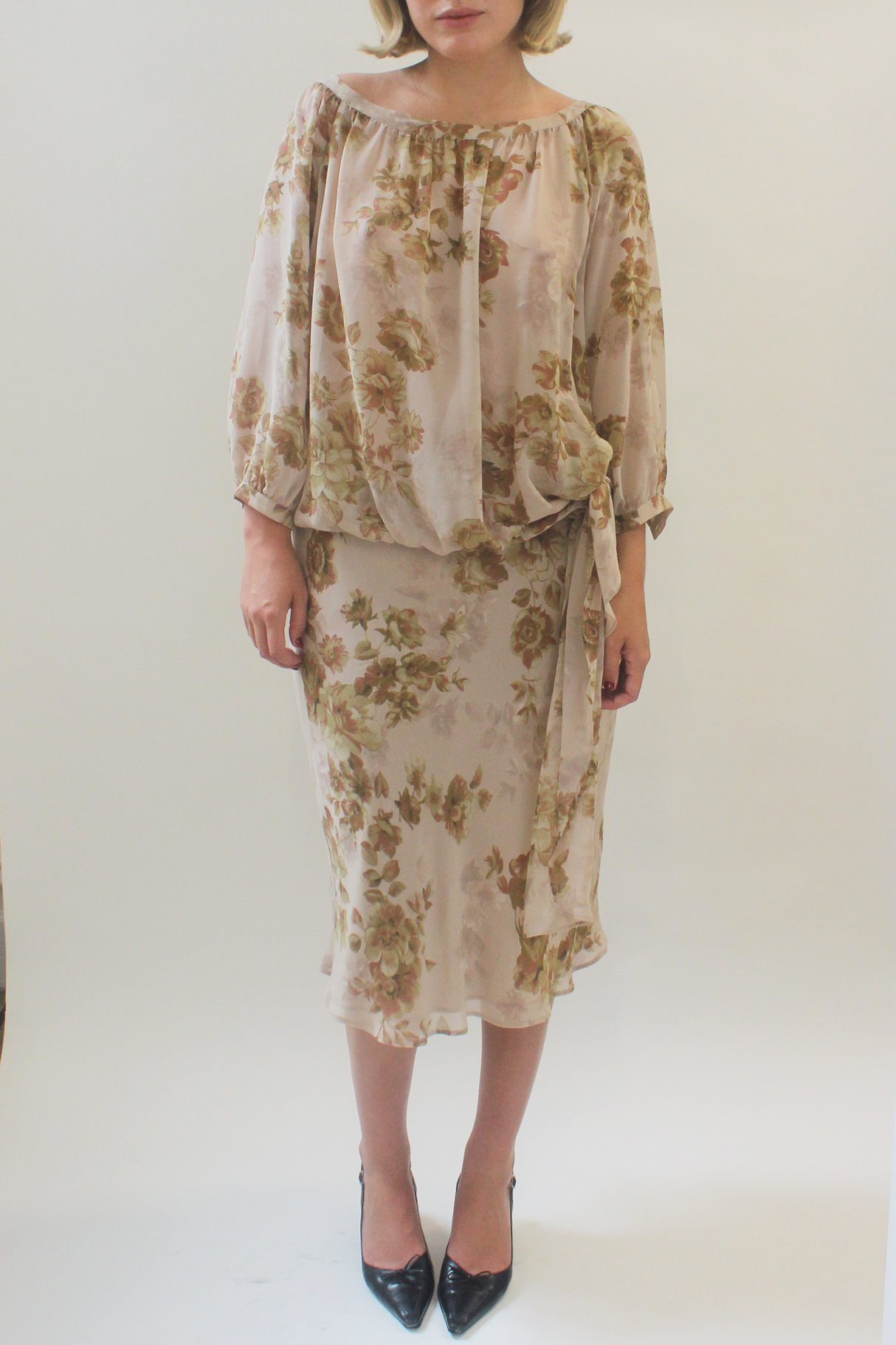 Floral Silk set