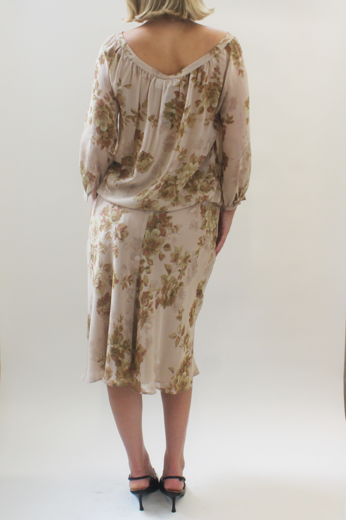 Floral Silk set