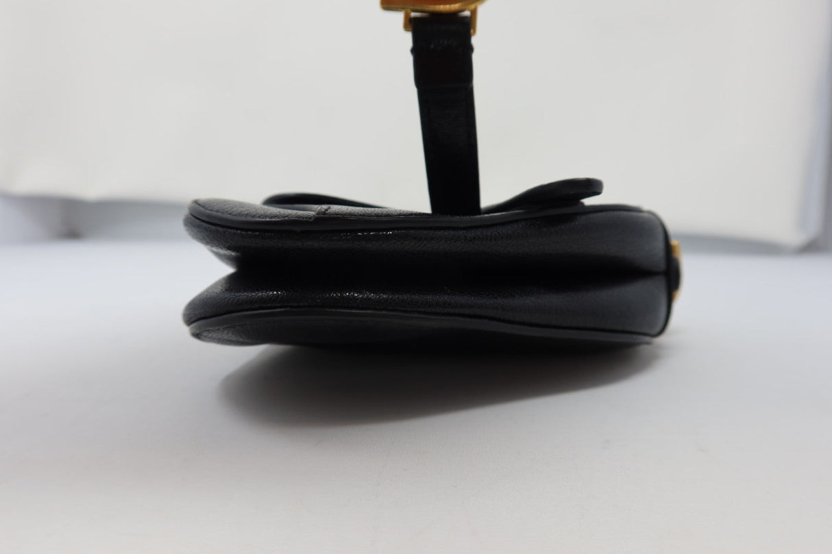 Christian Dior Mini Saddle Black