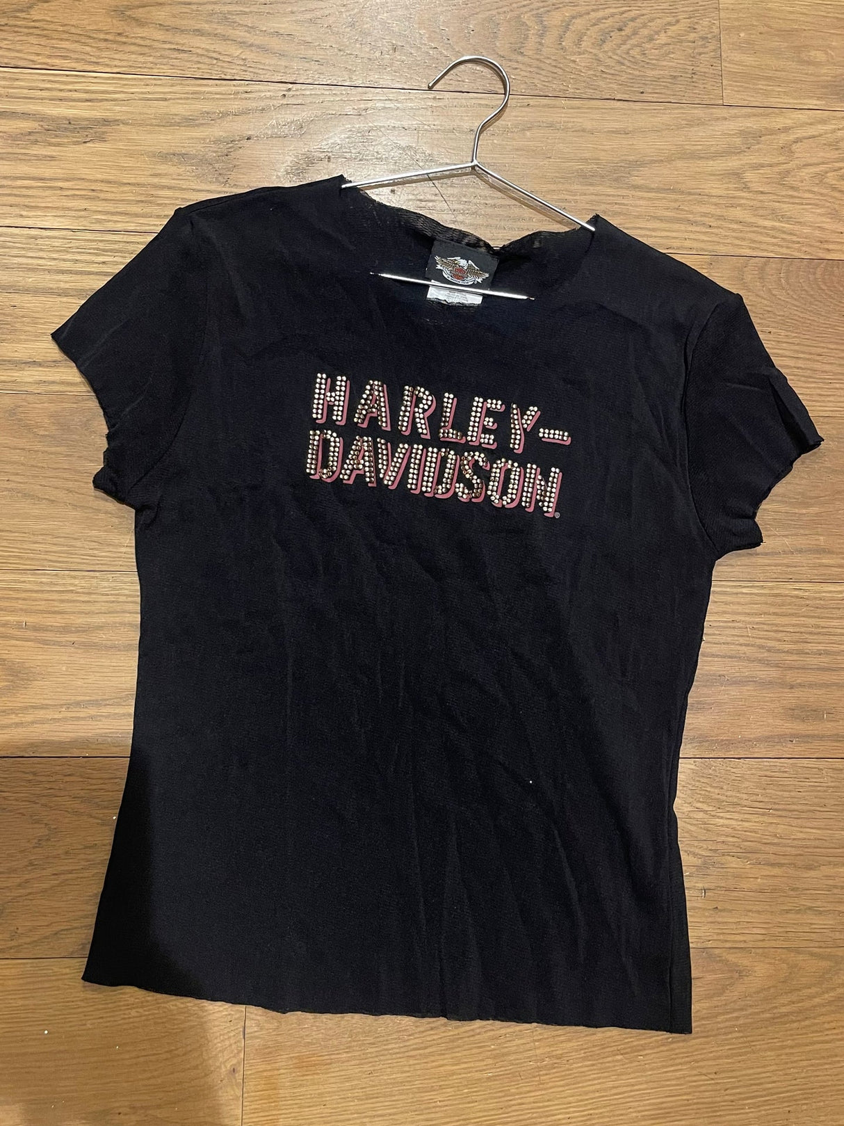 black Harley Davidson shirt