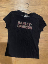 black Harley Davidson shirt