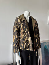 ESCADA SPORT Animal/Camo Print Bomber Jacket