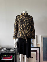 ESCADA SPORT Animal/Camo Print Bomber Jacket
