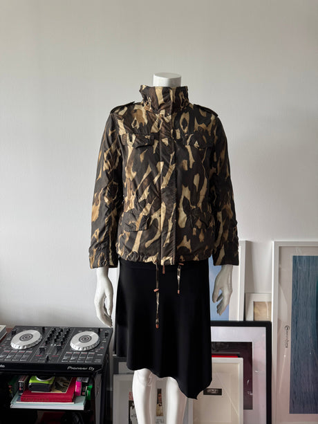 ESCADA SPORT Animal/Camo Print Bomber Jacket