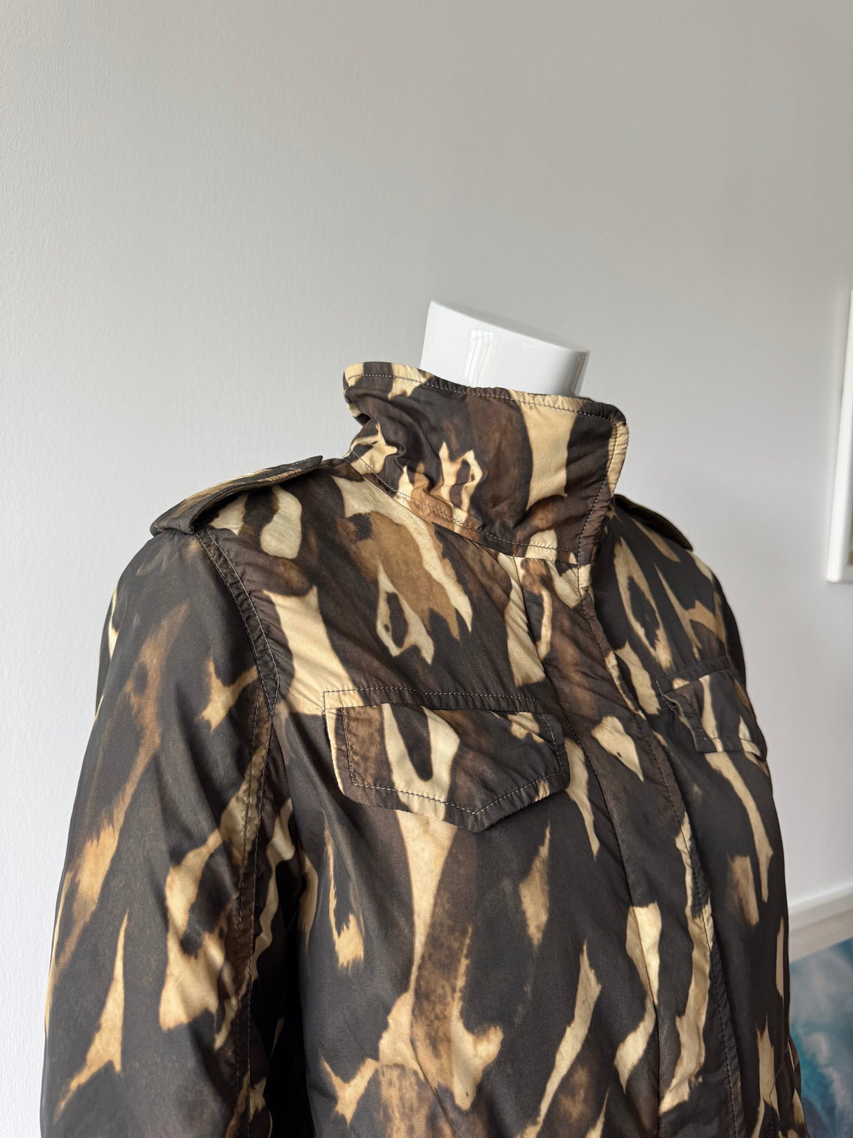 ESCADA SPORT Animal/Camo Print Bomber Jacket