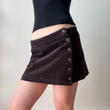Hysteric Glamour Purple Velvet Graphic Mini Skirt