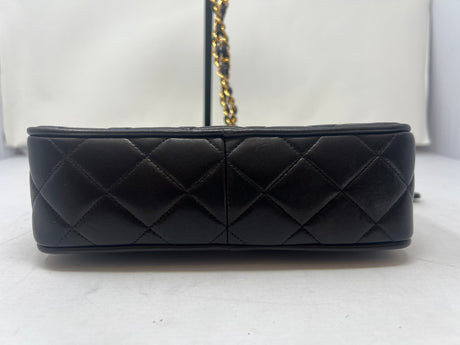 Chanel Black Quilted Lambskin Camera Bag