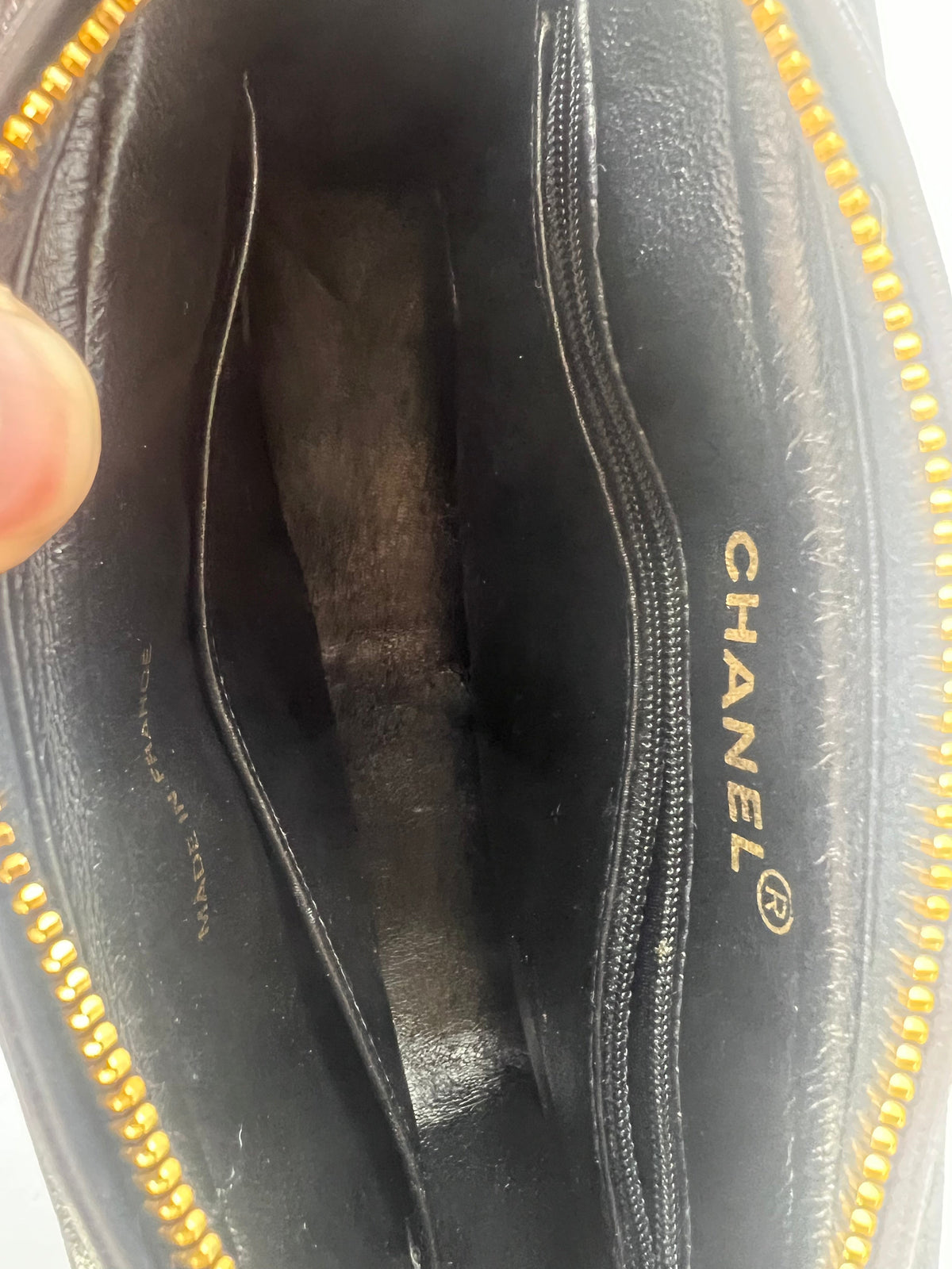 Chanel Black Quilted Lambskin Camera Bag